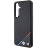 Etui BMW Carbon Tricolor Line MagSafe do Samsung Galaxy S24+ Czarny Typ Etui magnetyczne