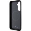Etui BMW Signature Leather Textured Line MagSafe do Samsung Galaxy S24+ Czarny Dominujący kolor Czarny