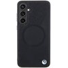 Etui BMW Signature Leather Half Textured Circle MagSafe do Samsung Galaxy S24 Czarny Model telefonu Galaxy S24