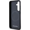 Etui MERCEDES Leather Textured Plain MagSafe do Samsung Galaxy S24+ Czarny Dominujący kolor Czarny