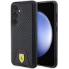 Etui FERRARI Carbon Stitched Bottom do Samsung Galaxy S24+ Czarny