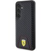 Etui FERRARI Carbon Stitched Bottom do Samsung Galaxy S24+ Czarny Model telefonu Galaxy S24+