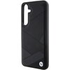 Etui BMW Signature Leather Crossing Lines Pattern do Samsung Galaxy S24 Czarny Typ Etui nakładka