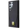 Etui FERRARI Hot Stamp V Lines MagSafe do Samsung Galaxy S24 Ultra Czarny Seria telefonu Galaxy S