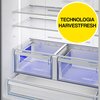 Lodówka BEKO GN1416240ZXN No frost Side by Side 182cm Srebrna trwała sprężarka inwerterowa ProSmart Bezszronowa (No Frost) Pełny No Frost