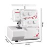 Owerlok JANOME 990D Prędkość szycia [obr/min] 1300