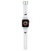 Pasek KARL LAGERFELD 3D Rubber Karl & Choupette Heads do Apple Watch (38/40/41mm) Biały