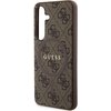 Etui GUESS 4G Collection Leather Metal Logo MagSafe do Samsung Galaxy S24+ Brązowy Typ Etui magnetyczne