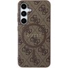 Etui GUESS 4G Collection Leather Metal Logo MagSafe do Samsung Galaxy S24+ Brązowy Seria telefonu Galaxy S