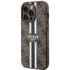 Etui GUESS 4G Printed Stripes MagSafe do Apple iPhone 15 Pro Brązowy Model telefonu iPhone 15 Pro