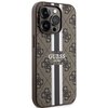 Etui GUESS 4G Printed Stripes MagSafe do Apple iPhone 15 Pro Brązowy Kompatybilność Apple iPhone 15 Pro