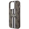 Etui GUESS 4G Printed Stripes MagSafe do Apple iPhone 15 Pro Brązowy Typ Etui magnetyczne