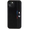 Etui BMW Perforated Tricolor Line do Apple iPhone 15 Plus/14 Plus Czarny Model telefonu iPhone 14 Plus