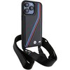 Etui BMW M Edition Carbon Tricolor Lines Strap do Apple iPhone 15 Pro Max Czarny Model telefonu iPhone 15 Pro Max