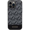 Etui GUESS GCube Stripes MagSafe do Apple iPhone 15 Pro Max Czarny Model telefonu iPhone 15 Pro Max