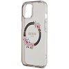 Etui GUESS IML Flowers Wreatch MagSafe do Apple iPhone 13/14/15 Czarny Seria telefonu iPhone