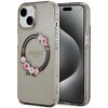 Etui GUESS IML Flowers Wreatch MagSafe do Apple iPhone 13/14/15 Czarny Model telefonu iPhone 13