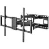 Uchwyt FIBER NOVELTY Mega 120 do TV 55-120 cali Czarny Maksymalna odległość od ściany/sufitu [mm] 703