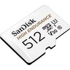 Karta pamięci SANDISK High Endurance microSD 512GB + Adapter Adapter w zestawie Tak