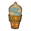 Znak metalowy FOREVER LIGHT Retro LED Ice Cream