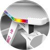 Biurko gamingowe COBRA CRF4011RGB Biały Struktura blatu Carbon