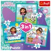 Puzzle TREFL Koci Domek Gabi Aktywności Gabi 3w1 34871 (106 elementów) Rodzaj Tradycyjne