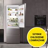 Lodówka HAIER HTW7720DNMP No Frost 200.6cm Platynowy inox Kompresor inwerterowy Tak