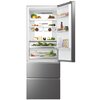 Lodówka HAIER HTW7720DNMP No Frost 200.6cm Platynowy inox Pojemność [l] 345 chłodziarka + 141 zamrażarka
