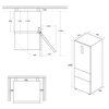 Lodówka HAIER HTW7720DNMP No Frost 200.6cm Platynowy inox Funkcje dodatkowe My Zone