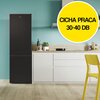 Lodówka CANDY CCT3L517EB 176cm Czarna Bezszronowa (No Frost) Brak