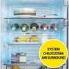 Lodówka HAIER HTW5618ENPT 3D No Frost 185cm Czarna Zmiana kierunku otwierania drzwi Tak