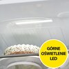 Lodówka HAIER HTW5618ENPT 3D No Frost 185cm Czarna Kolor / wykończenie boków Czarny