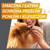 Tabletka przeciw pchłom i kleszczom FRONTPRO M (4 - 10 kg) Ochrona przez 12 tygodni Przeznaczenie Przeciwko pchłom