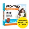 Tabletka przeciw pchłom i kleszczom FRONTPRO L (10 - 25 kg) Ochrona przez 12 tygodni
