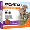 Tabletka przeciw pchłom i kleszczom FRONTPRO XL (25 - 50 kg) Ochrona przez 12 tygodni Przeznaczenie Przeciwko kleszczom