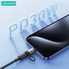 Adapter Lightning - USB-C USAMS AU17 Szary Pozłacane styki Nie
