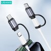 Adapter Lightning - USB-C USAMS AU17 Szary Wtyczka (męskie) USB typ C