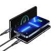 Kabel USB-C - USB-C/Micro USB/Lightning USAMS SJ582USB01 z wyświetlaczem LCD 66W 1.2 m Czarny Rodzaj Kabel