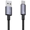 Kabel USB - USB-C USAMS SJ666USB01 3A 2 m Fast Charging Stalowy Długość [m] 2