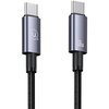 Kabel USB-C - USB-C USAMS 60W 1.2 m Stalowy Długość [m] 1.2