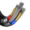 Kabel USB/USB-C - USB-C USAMS U85 PD Fast Charge 100W 1.2 m Czarny Obsługiwane zasilanie [W] do 100