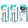 Kabel USB - USB-C USAMS SJ663USB01 3A 1.2 m Stalowy Długość [m] 1.2