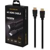 Kabel HDMI - HDMI GOLDENLINE 3 m Obsługiwany format 4K
