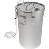Wędzarnia BROWIN 330150 z termometrem 29 x 29 x 50 cm Srebrny