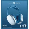 Słuchawki nauszne CELLULARLINE Music Sound Maxi 2 Niebieski Typ słuchawek Nauszne