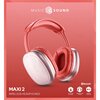 Słuchawki nauszne CELLULARLINE Music Sound Maxi 2 Czerwony Typ słuchawek Nauszne