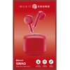 Słuchawki douszne CELLULARLINE Swag Czerwony Transmisja bezprzewodowa Bluetooth