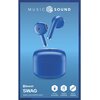 Słuchawki douszne CELLULARLINE Swag Niebieski Transmisja bezprzewodowa Bluetooth