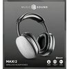 Słuchawki nauszne CELLULARLINE Music Sound Maxi 2 Czarny Typ słuchawek Nauszne