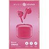Słuchawki douszne CELLULARLINE Swag Różowy Transmisja bezprzewodowa Bluetooth